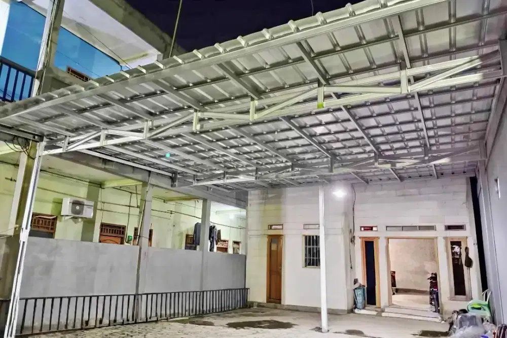 Kanopi baja ringan terpasang