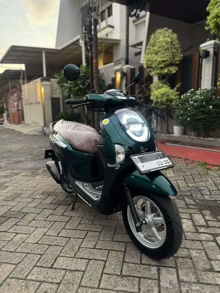 W TERBARU HIJAU STYLO ! HONDA SCOOPY PRESTIGE 2026/2025 BLN 12-2026