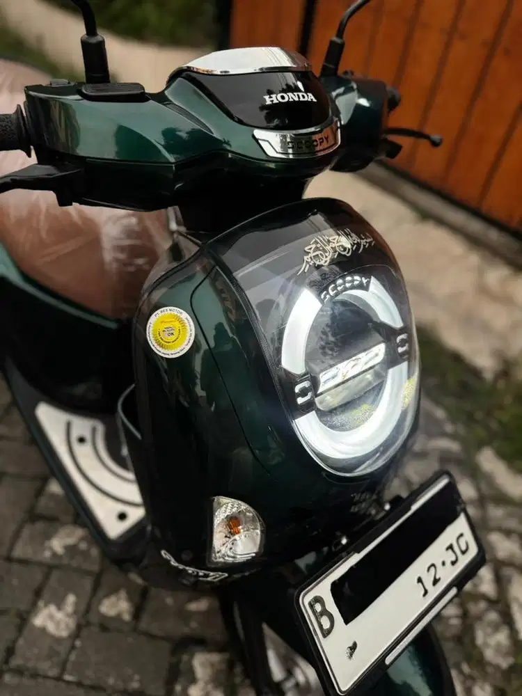 W TERBARU HIJAU STYLO ! HONDA SCOOPY PRESTIGE 2026/2025 BLN 12-2026