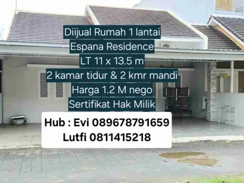 Dijual Rumah di Perumahan Espana Tanjung Bunga Makassar