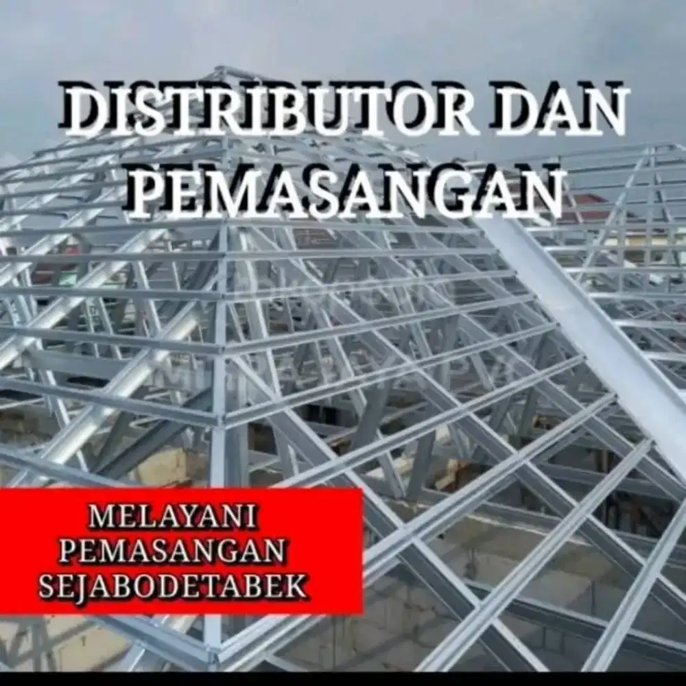 Tukang pemasangan atap baja ringgan