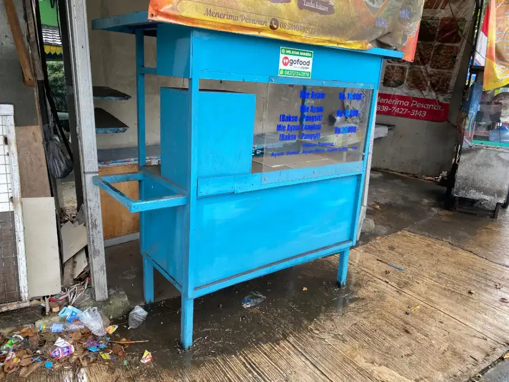 Gerobak Mie Ayam Kondisi Baik - Siap Pakai