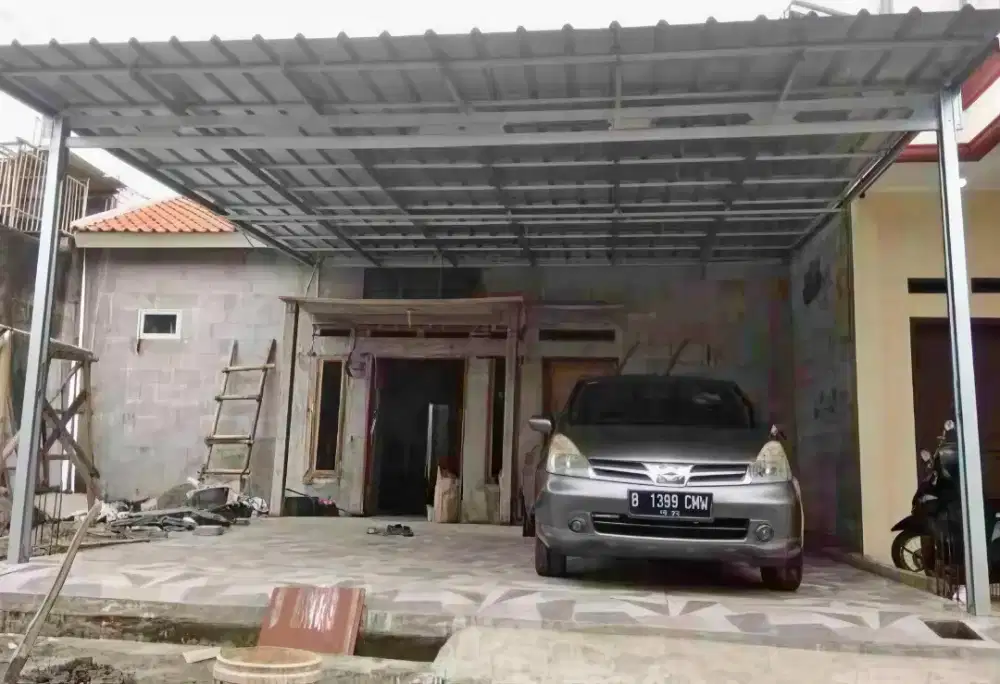 Kanopi baja ringan terpasang