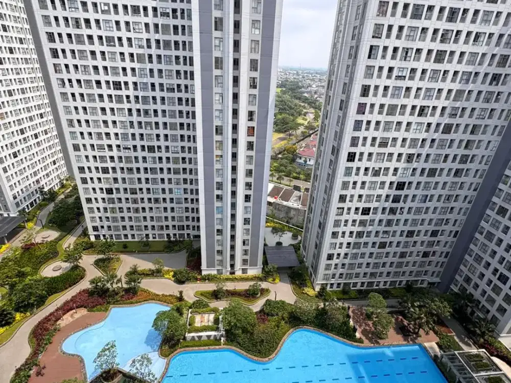 Sewa Apartemen M-Town Residence 2BR Full Furnished Tower Bryan Lt 16 – Siap Huni, Balkon Ganda!