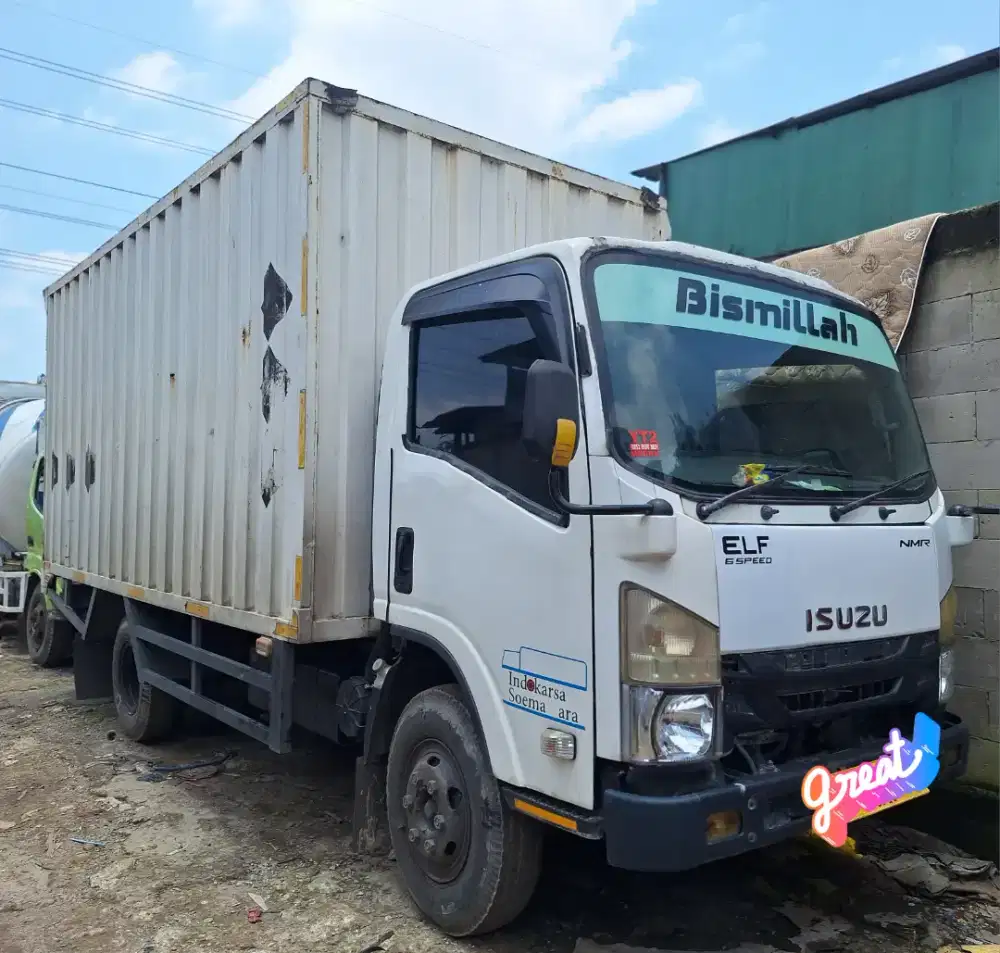 Isuzu Elf GIGa NMR 150PsHD 81HD Box Besi 6ban 2023 Bio Solar Turbo