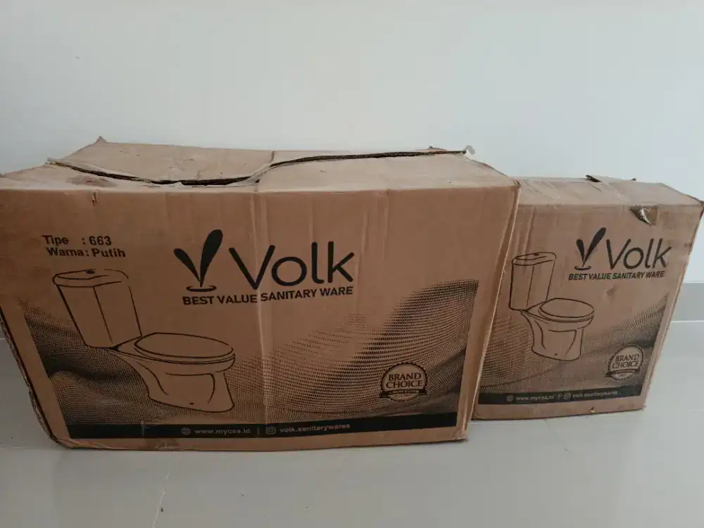 Closet/kloset Duduk volk komplit set