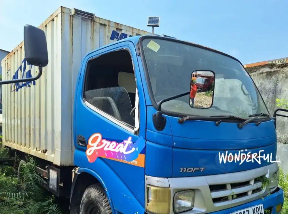 Toyota Dyna Rino 4ban 110ST Turbo box besi euro2 bio solar Colt diesel