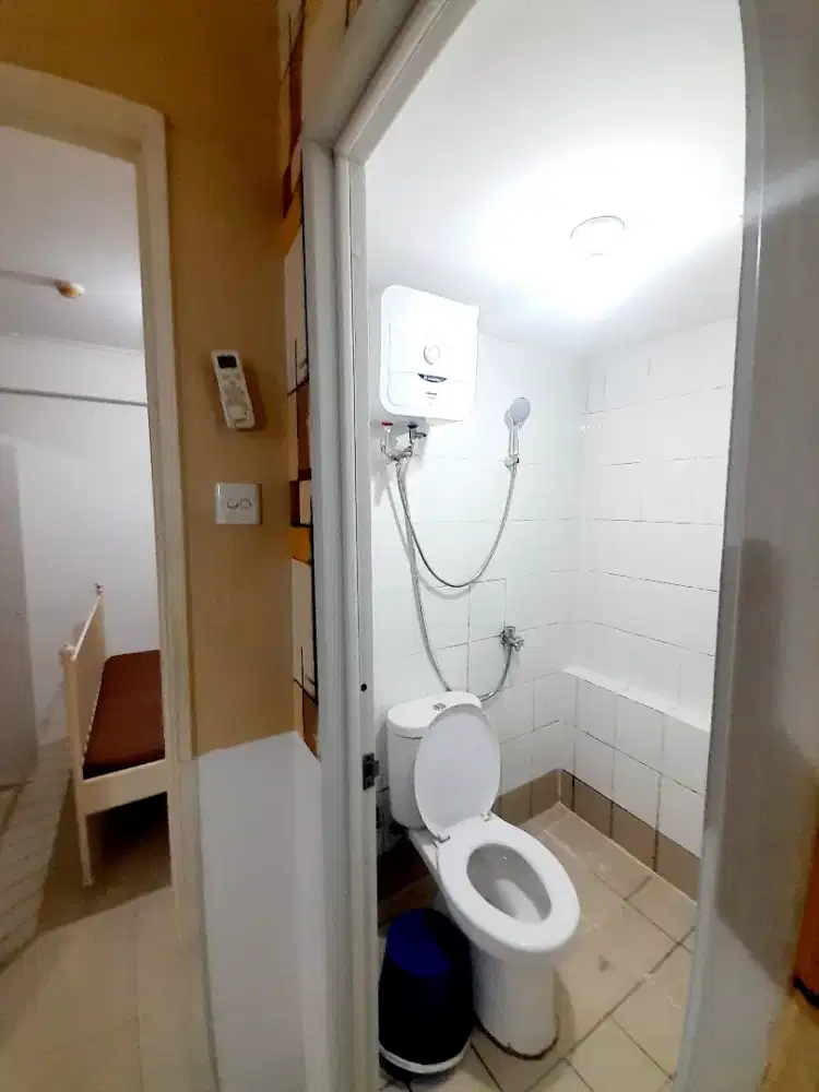 2bedroom sewa apartemen Bassura cty water heater + 2AC siap huni