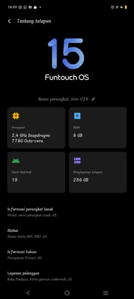 Vivo V29 5G Garansi Resmi