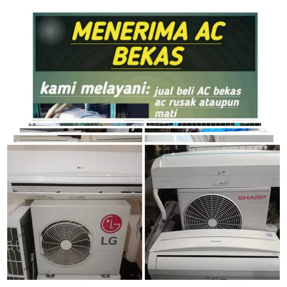 Terima ac bekas rusak