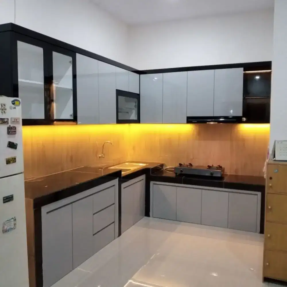 KITCHEN SET MINIMALIS DAPUR IMPIAN MU