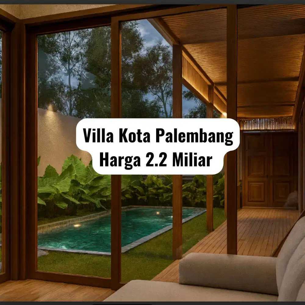 jual villa kota palembang