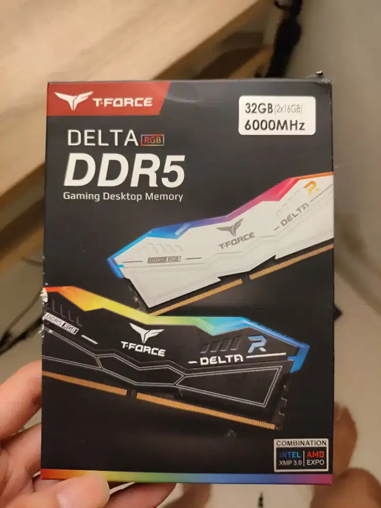 Memory Ram 32 (2x16) GB Delta T Force RGB 6000 Mhz DDR5