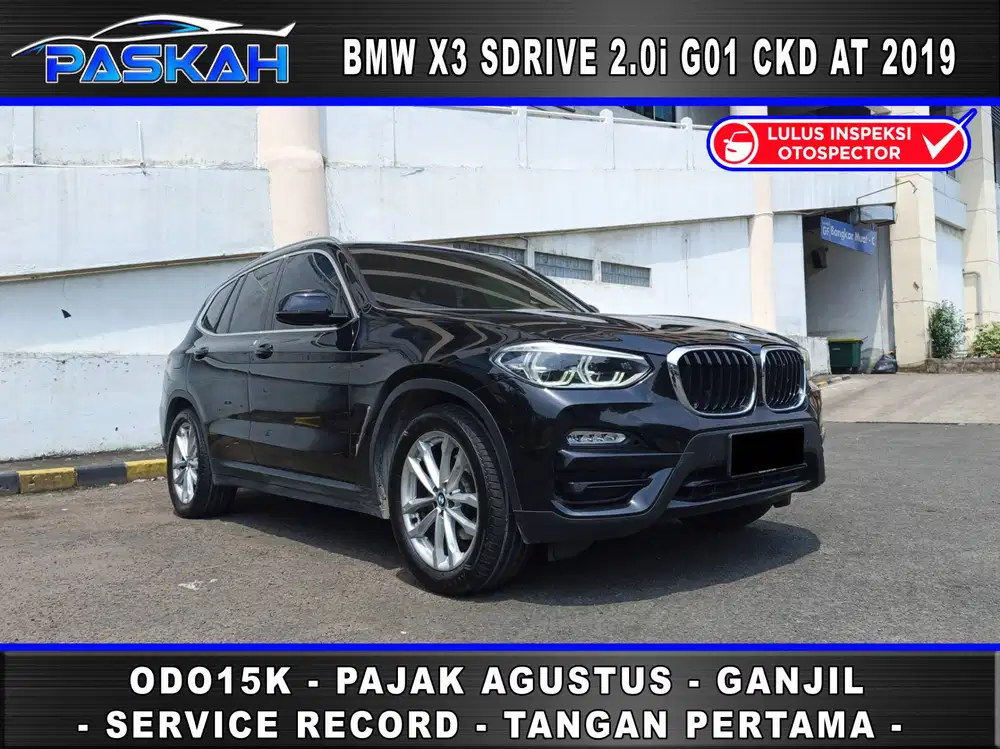 Odo=15k Ganjil Pajak=Agustus Bunga=5% BMW X3 2019 BMW X 3 2019 PASKAH