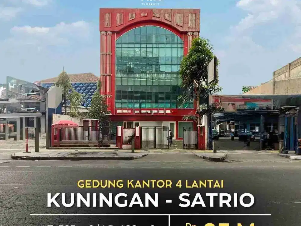 GEDUNG KANTOR 4 LANTAI
AREA KOMERSIAL di KUNINGAN JAKARTA SELATAN