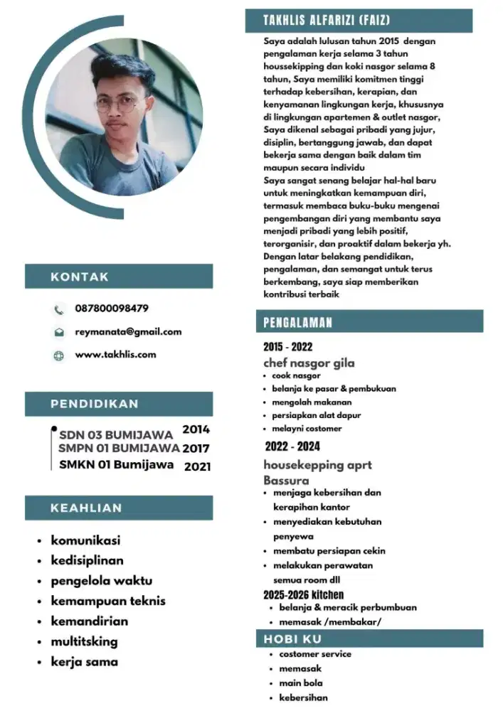 Info loker apa saja yg penting halal