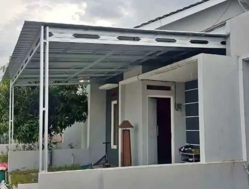 Kanopi baja ringan dan galvalum trpasang