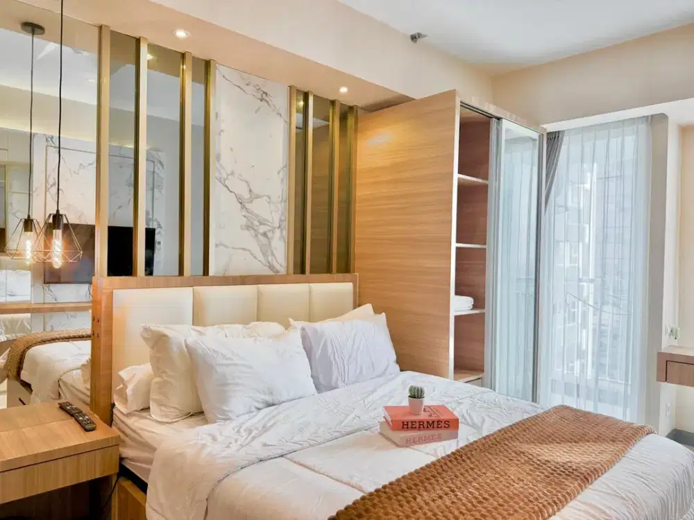 DIsewakan Harian Apartemen benson Studio Lantai 9 Tembus PTC Mall