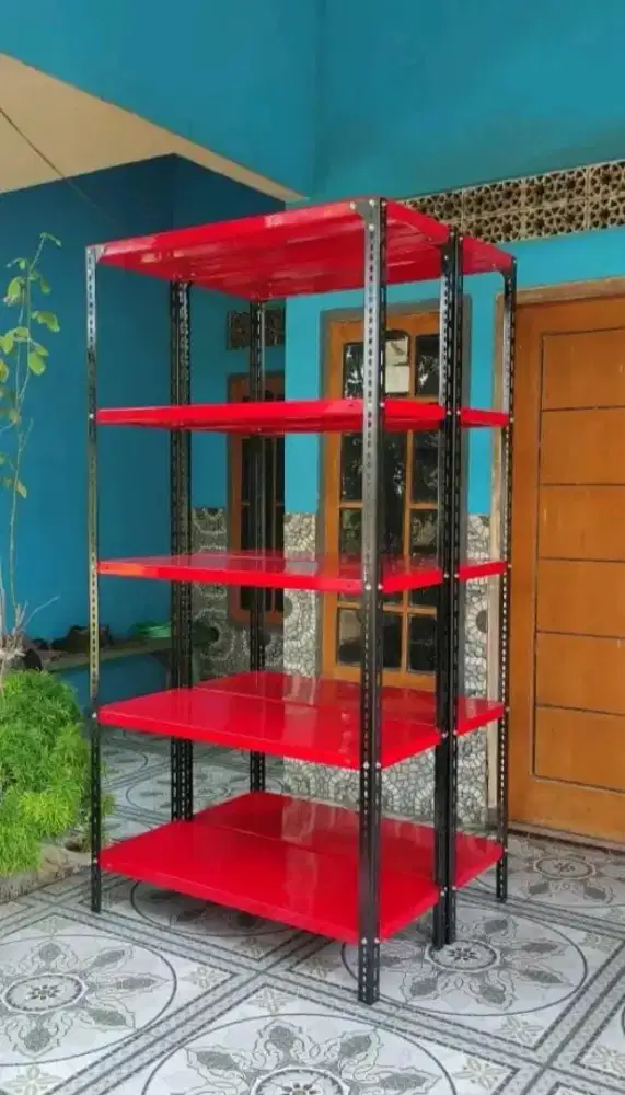 Rak siku besi lubang &rak minimarket