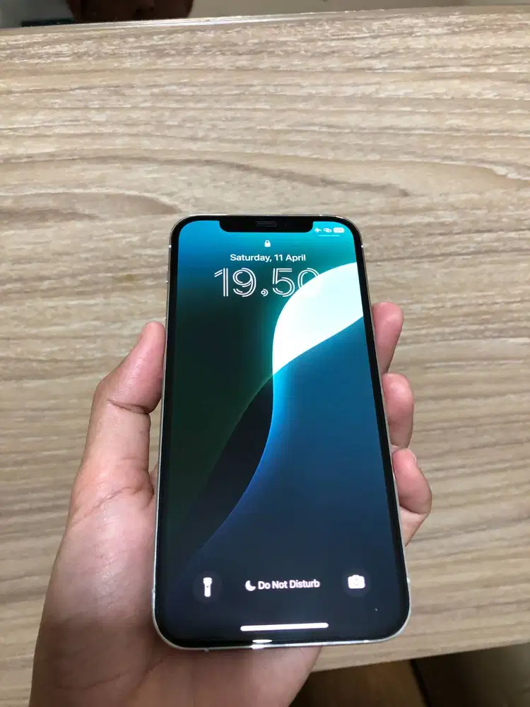 IPHONE 12 PRO WHITE 128 GB FULL SET MULUS