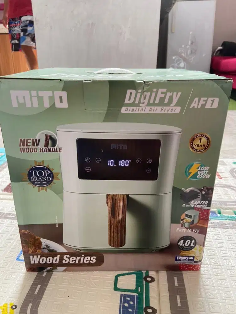 Mito airfryer kondisi baru