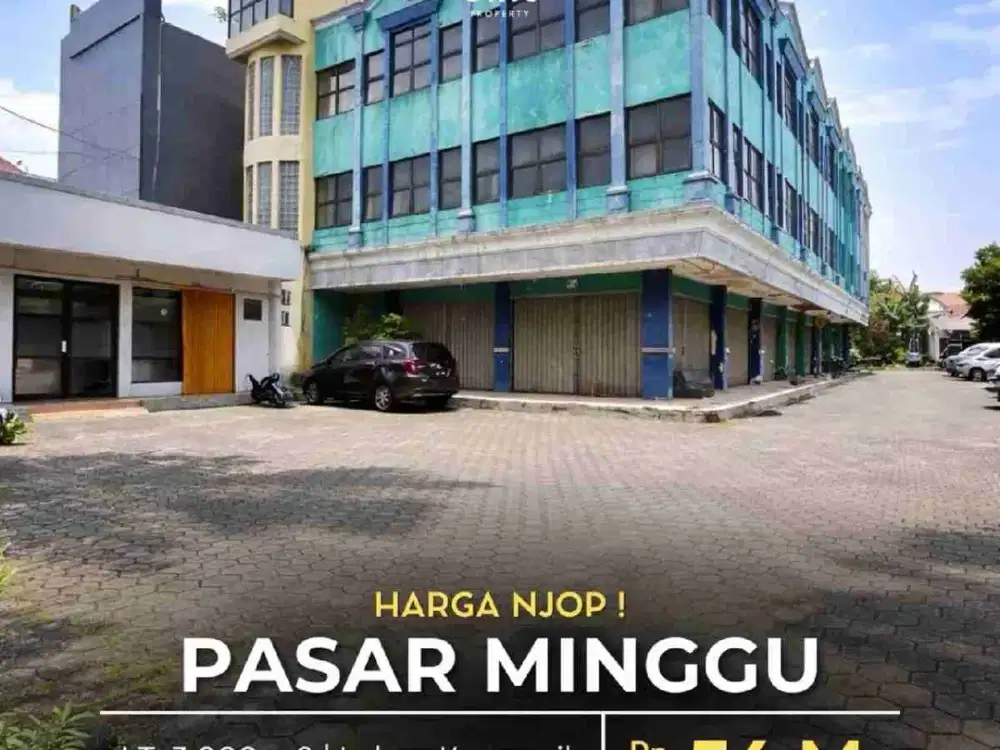 LAHAN KOMERSIL BONUS 8 RUKO
AREA KOMERSIL PASAR MINGGU JAKARTA SELATAN
