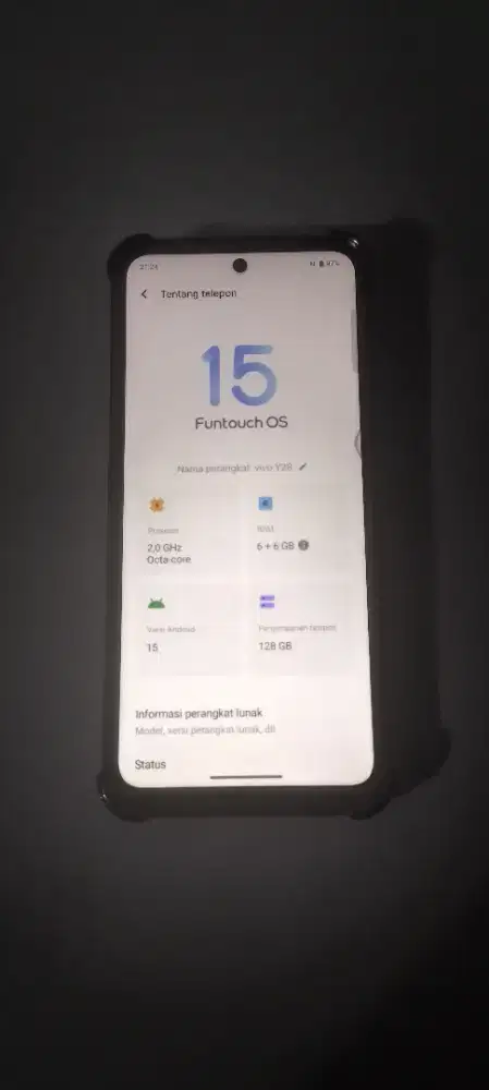 Jual vivo Y28, 6+6/128, hp mulus