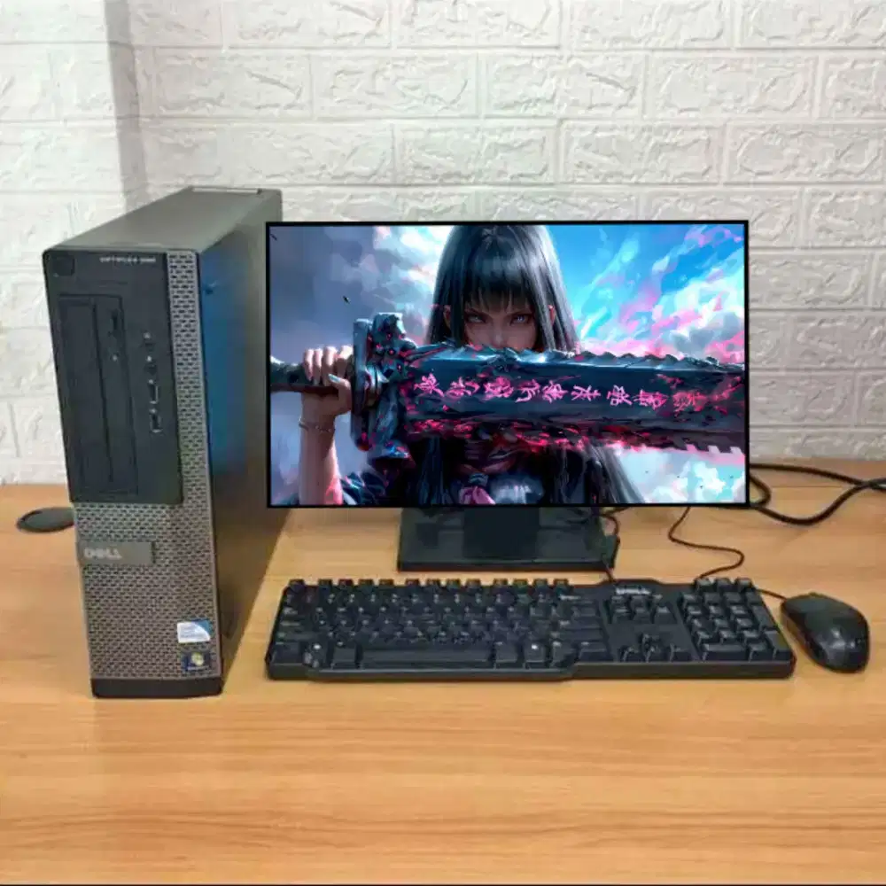 PC GAMING FULSET + LCD + RAM 8 GB + VGA 1 GB + HD 500 GB + GAMES APP