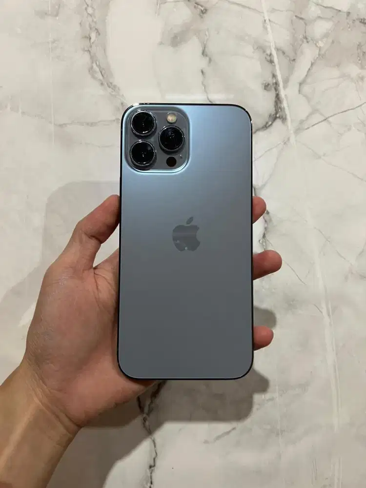 iPhone 13 Pro Max 1TB Sierra Blue Mulus Like New