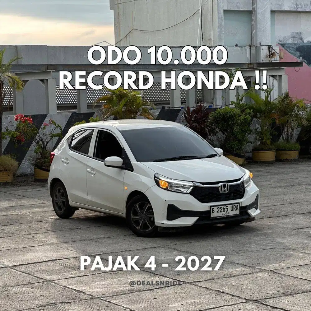 ODO 10.000 ANTIKK !! PAJAK 4/2027 HONDA BRIO SATYA E CVT 2025 MURAH