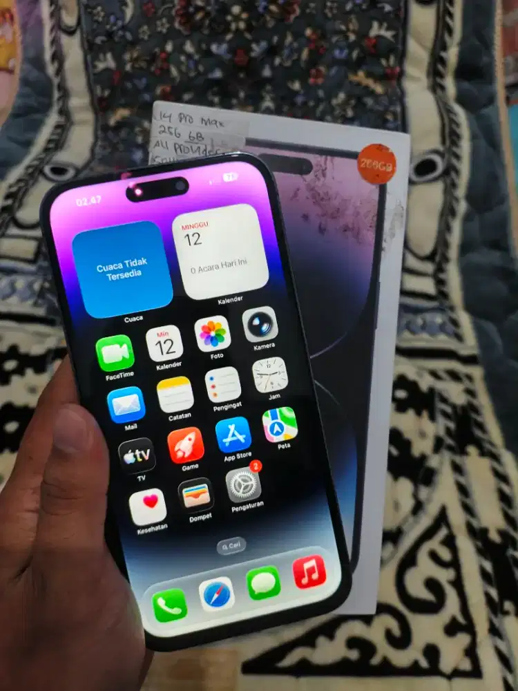 iPhone 14 pro max 256gb inter all operator no simlock