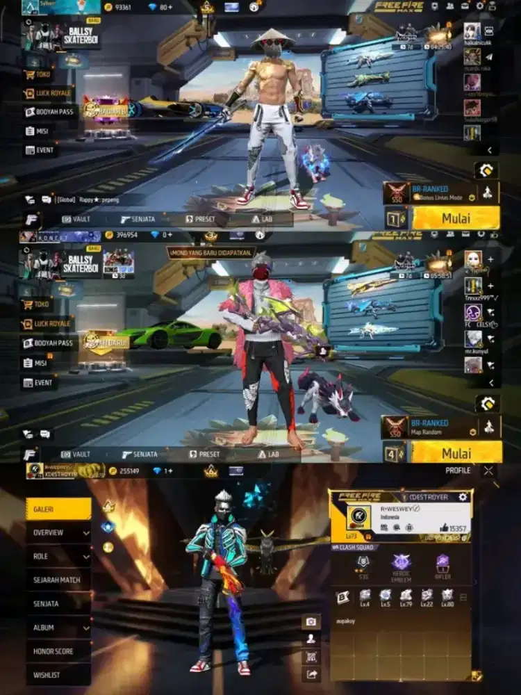 akun ff ready promo akun ff termurah mainan anak aman dan terpercaya