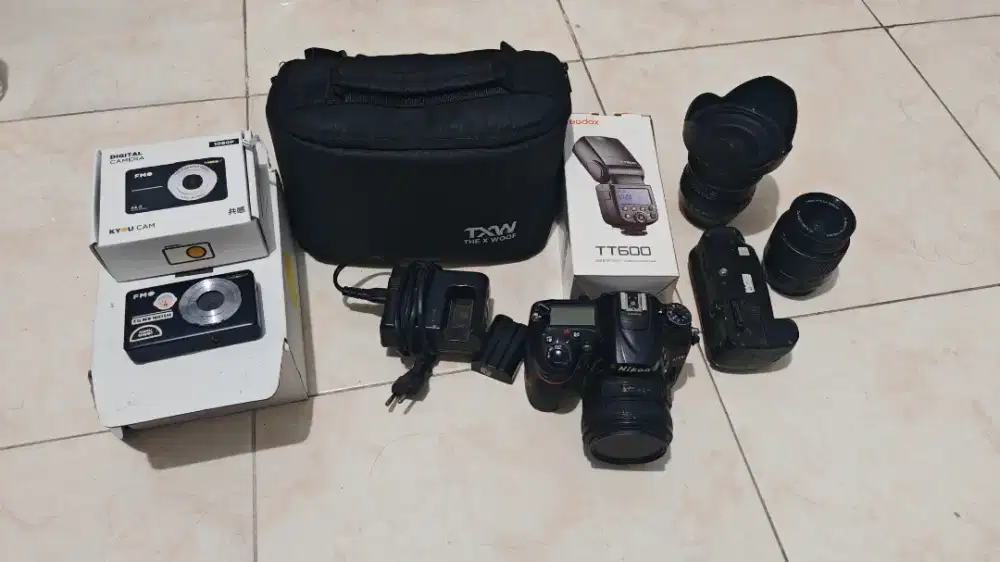 Nikon D7200 + lensa fix+ultrawide