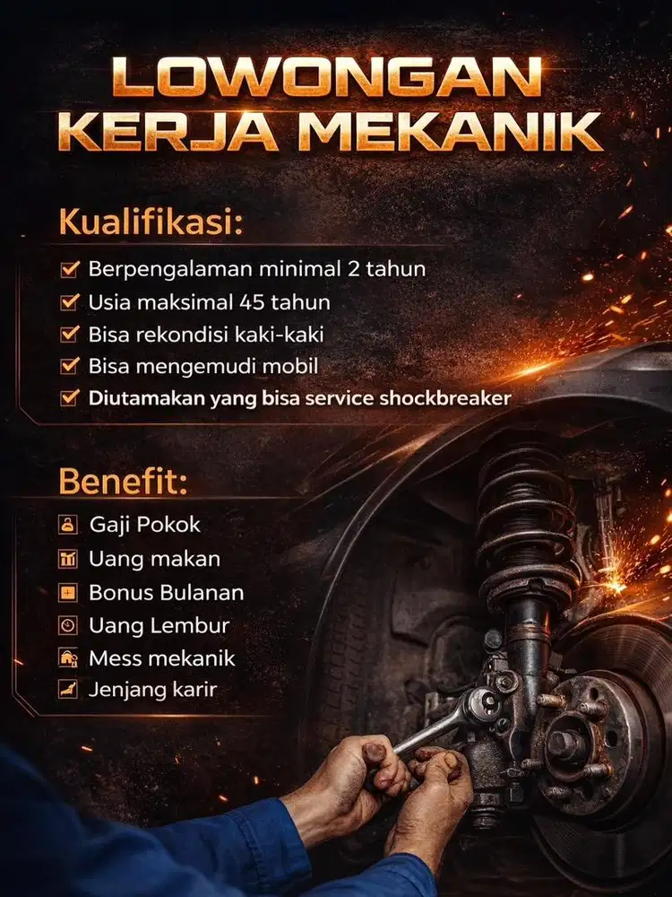 LOKER MEKANIK MOBIL