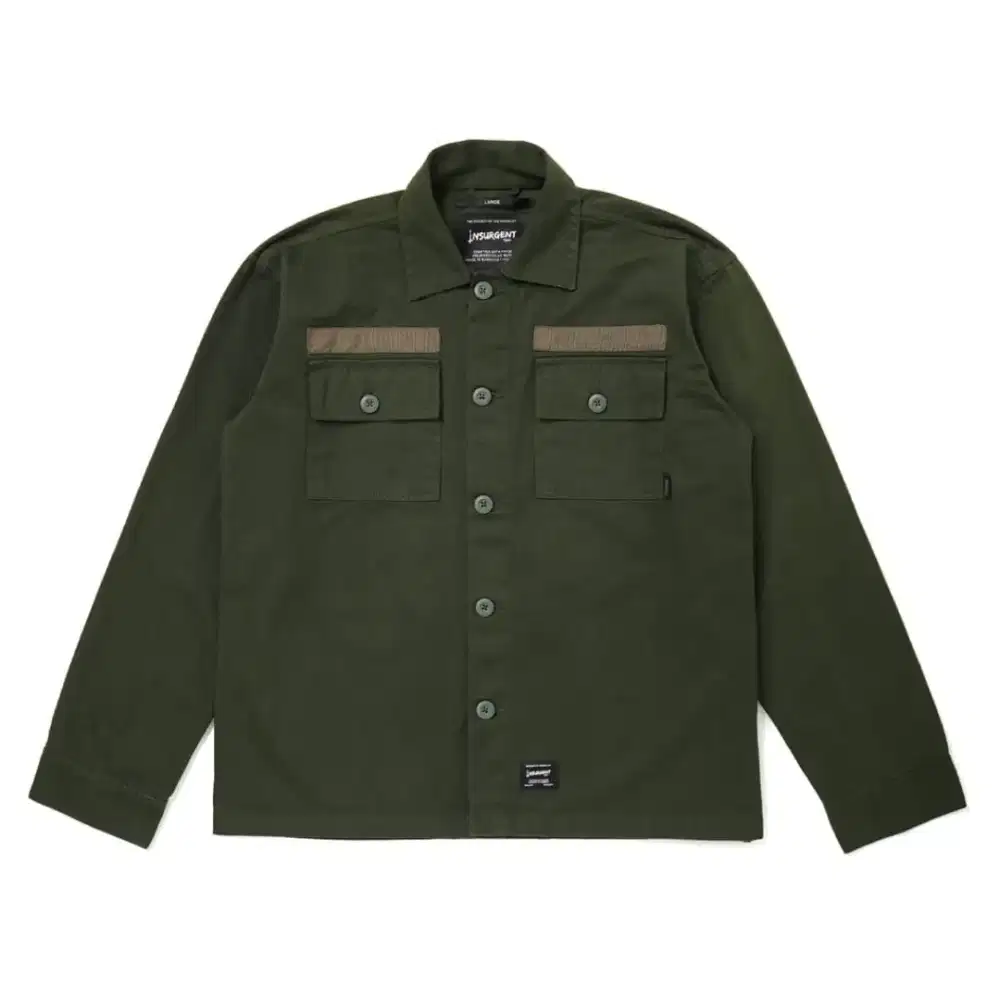 Jual Insurgent Club - Trucker Jacket 2 Pocket Olive