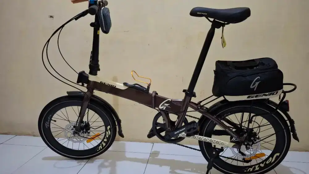 DIJUAL SEPEDA LIPAT GENIO VESTA 2.0 – PRAKTIS & STYLISH