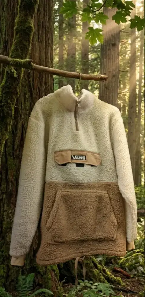 Vans Boxed Sherpa Quarter Zip Pullover