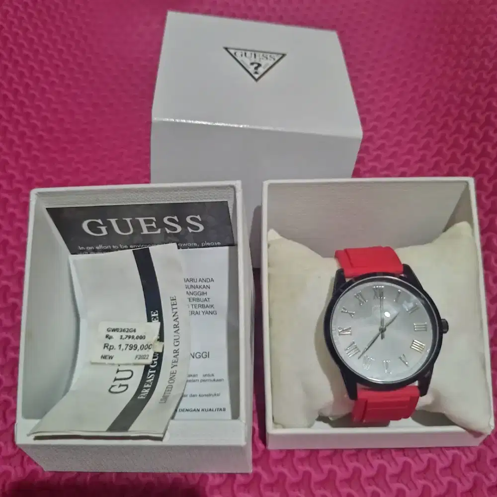 JAM TANGAN GUESS ORIGINAL FULLSET