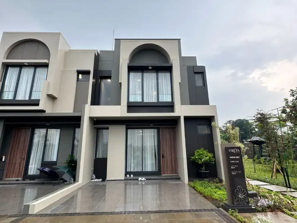 RUMAH 2 LANTAI HANYA 2 M-AN DI BSD! UNIT CANTIK BANGET!