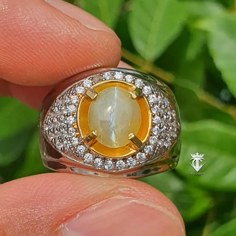Batu Permata Natural Cat Eye Chrysoberyl Orissa 2.10 Ct NTE CGL Memo