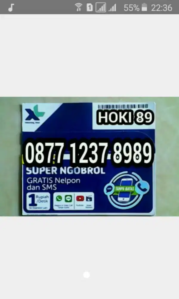 Nomor XL Cantik Super
