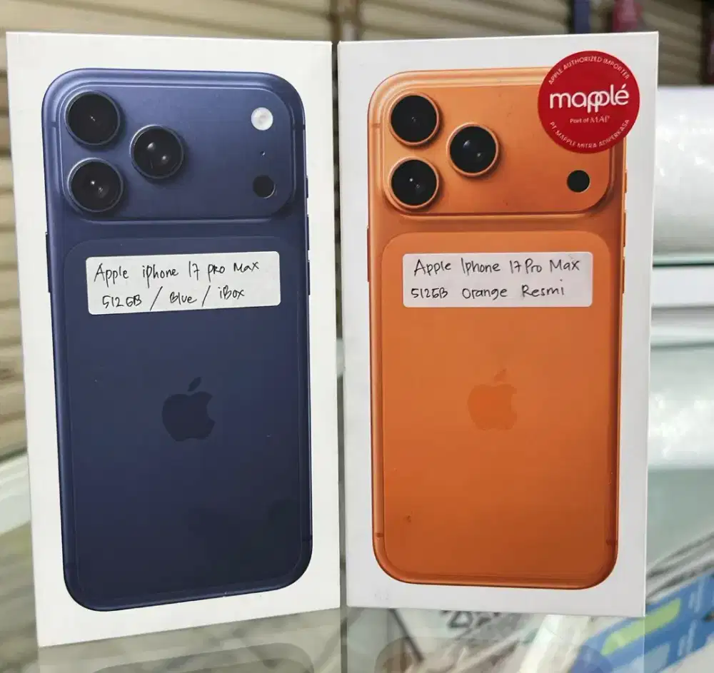 Kredit Mudah iPhone 17 Promax 256GB Silver New Proses Cepat