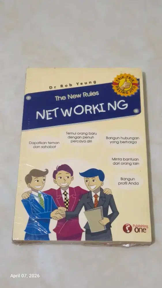 Buku The New Rules Networking by Dr. Rob Yeung/buku murah/buku bagus