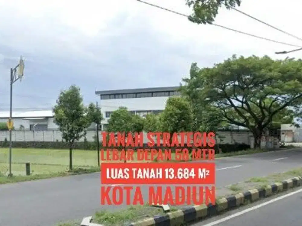 L// Tanah LD 58 mtr, Ringroad Barat KOTA MADIUN Lokasi Cantik
