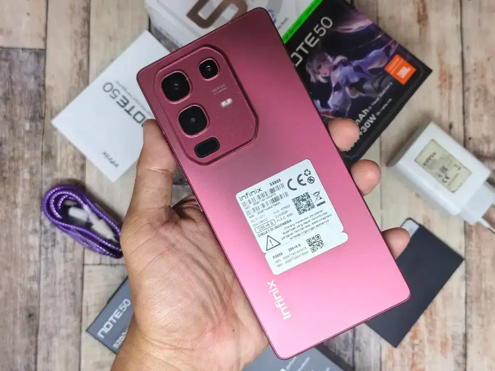 Infinix Note 50 Red 8/256 Fullset