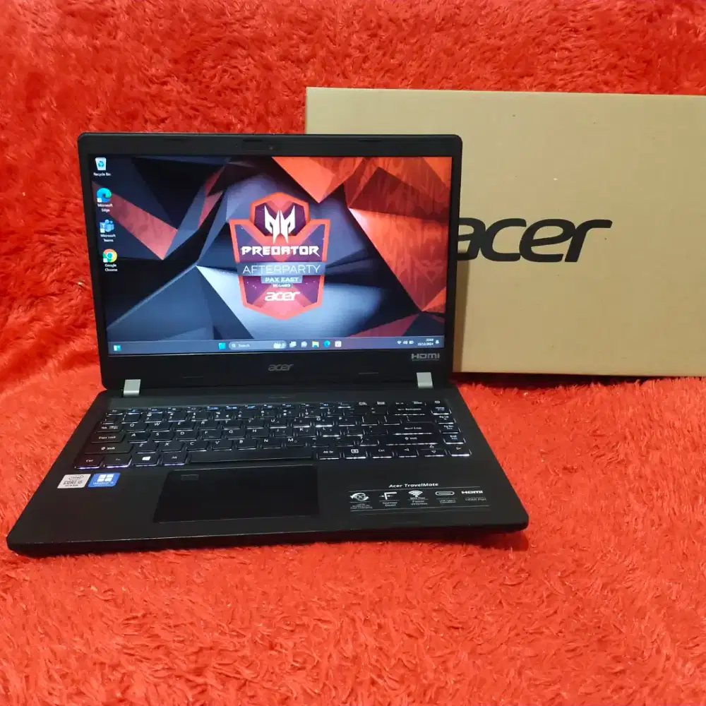 Laptop Premium Acer Travelmate P214 Core i5 Gen 10 LED 14inch FHD