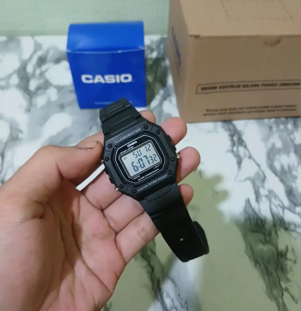 Jam tangan casio w218h original new