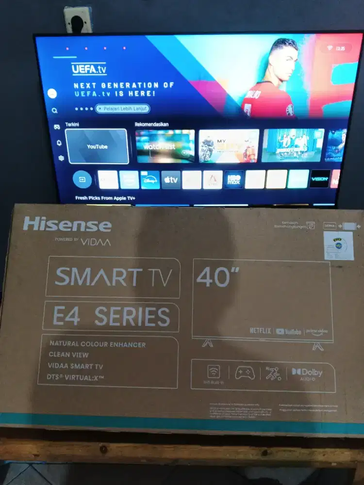 HISENSE 40 FHD Vidaa Smart TV-Bazelles Design-Dolby Audio-Youtube