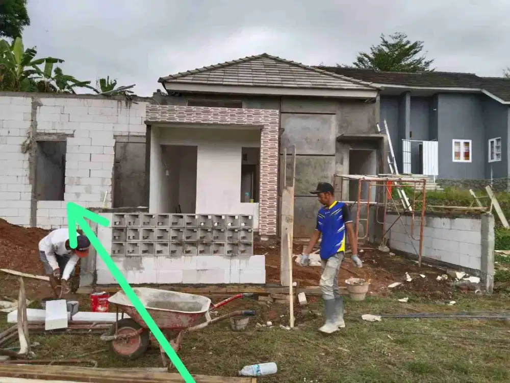 Tanah Villa Bonus Bangunan Setengah Jadi di Komplek Villa Indah Regency, Pacet, Mojokerto