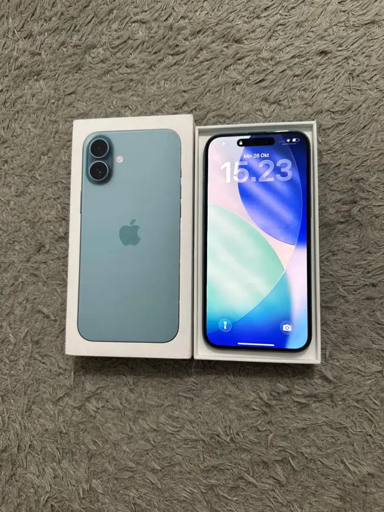 Iphone 16 Plus 128gb Teal IBOX Garansi On Agustus 2026